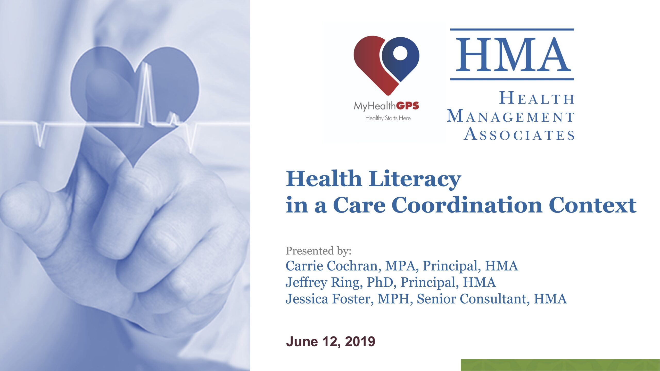 Health Literacy In A Care Coordination Context Integrated Care Dc