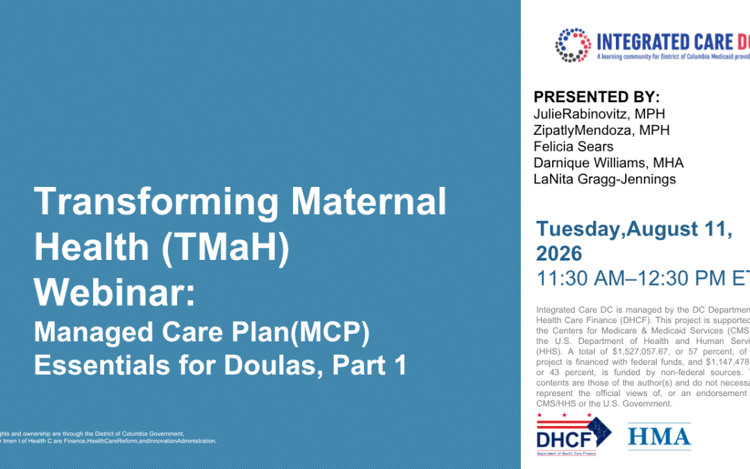 Managed Care Plan (MCP) Essentials for Doulas, Part 1